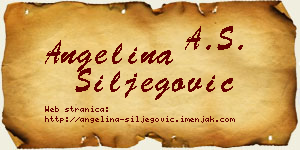 Angelina Šiljegović vizit kartica